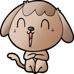 cute cartoon dog