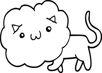 cute cartoon lion