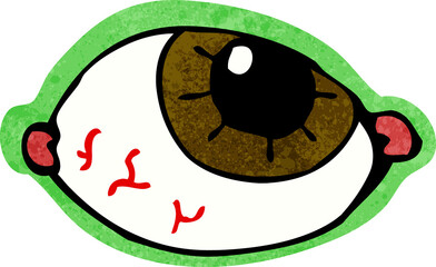 cartoon spooky eye
