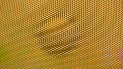 Obraz premium Abstract color plastic metal of big speaker texture background
