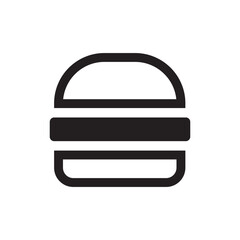 burger hamburger vector logo icon design