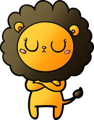 cartoon lion