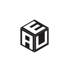 These designs are cube letter logo design 