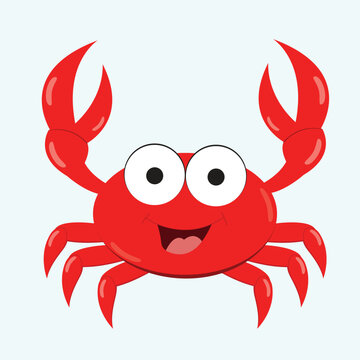 crab vector illustration cartoon design