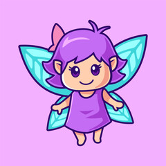 Cute Little Fairy Cartoon Character