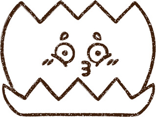 Lotus Flower Charcoal Drawing