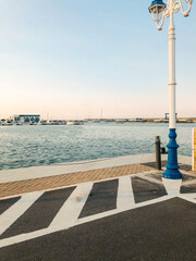 Harmony of ports and the sea, the splendor of nature