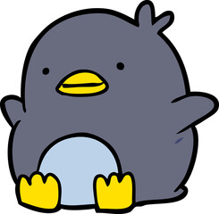 cute cartoon penguin