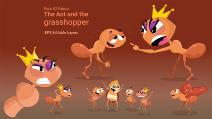 Pack 02 - Fabula The ant and the grasshopper