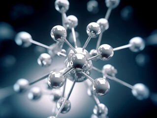 Abstract atom structure for science and medicine