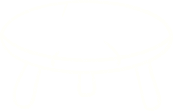 Round Table Chalk Drawing