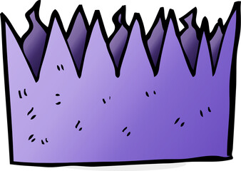 cartoon paper crown