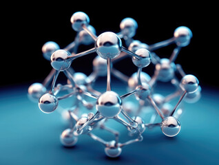 Abstract atom structure for science and medicine