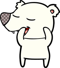 cartoon polar bear