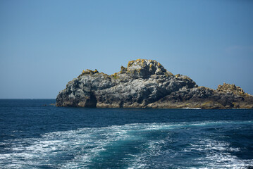 Obraz premium île côte de granit rose