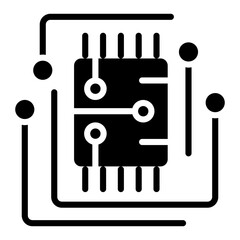 Vector Design Circuit Icon Style