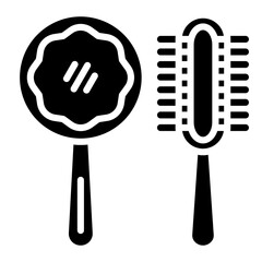 Vector Design Hair Tools Icon Style