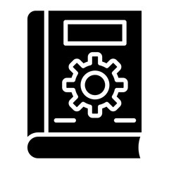 Vector Design Book Settings Icon Style