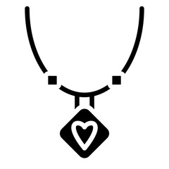 Vector Design Necklace Icon Style