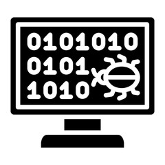 Vector Design Hack Code Icon Style