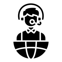 Vector Design Interpreter Icon Style