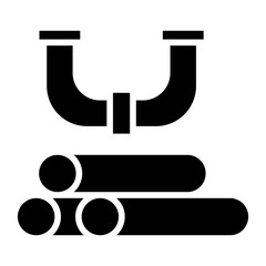 Vector Design Industry Pipe Icon Style