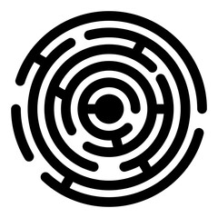 Vector Design Hedge Maze Icon Style