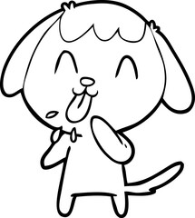 cute cartoon dog