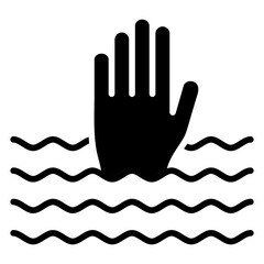 Vector Design Drown Icon Style