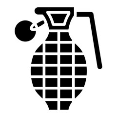 Vector Design Grenade Icon Style