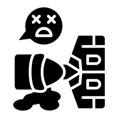 Vector Design Killed Icon Style