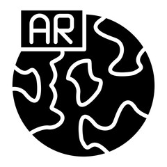 Vector Design Ar World Icon Style
