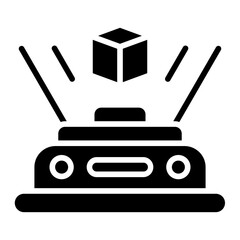 Vector Design Hologram Icon Style