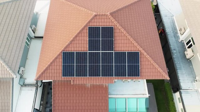 Go green save the planet earth net zero low CO2 emission cost reduce. Internet of things smart home future eco friendly life using IOT panels cells grid sun light hybrid inverter electric power supply