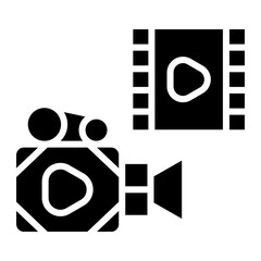 Vector Design Video Production Icon Style