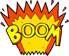 cartoon comic book explosion