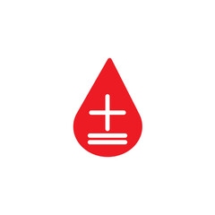 Blood Droop Health Solid Icon