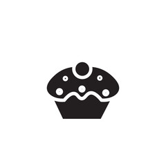 Bakery Dessert Food Solid Icon