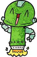 cartoon robot