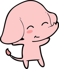 cute cartoon elephant