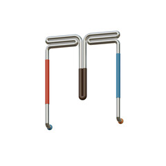 Futuristic Game 3D Alphabet or PNG Letters