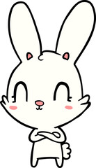 cute cartoon rabbit