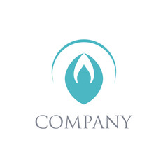 Yoga care medical health fitness logo design vector template editable