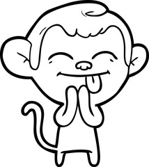 funny cartoon monkey