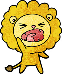 cartoon lion