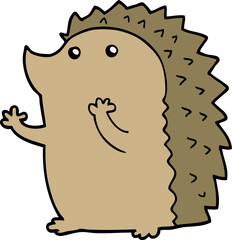 cartoon hedgehog