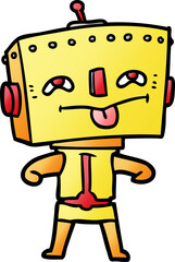 cartoon robot