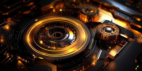 Schöner einzigartiger futuristischer Hintergrund für Webdesign und Drucksachen Layout, ai generativ