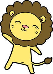 cartoon lion