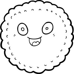 cartoon biscuit